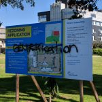 Residential apartment buildings in a European city